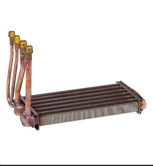 MHE.010 Exchanger compatible Jukers Bosch Buderus boiler Logamax U022, Logamax U052, Logamax U054 87154065460- 87154065450