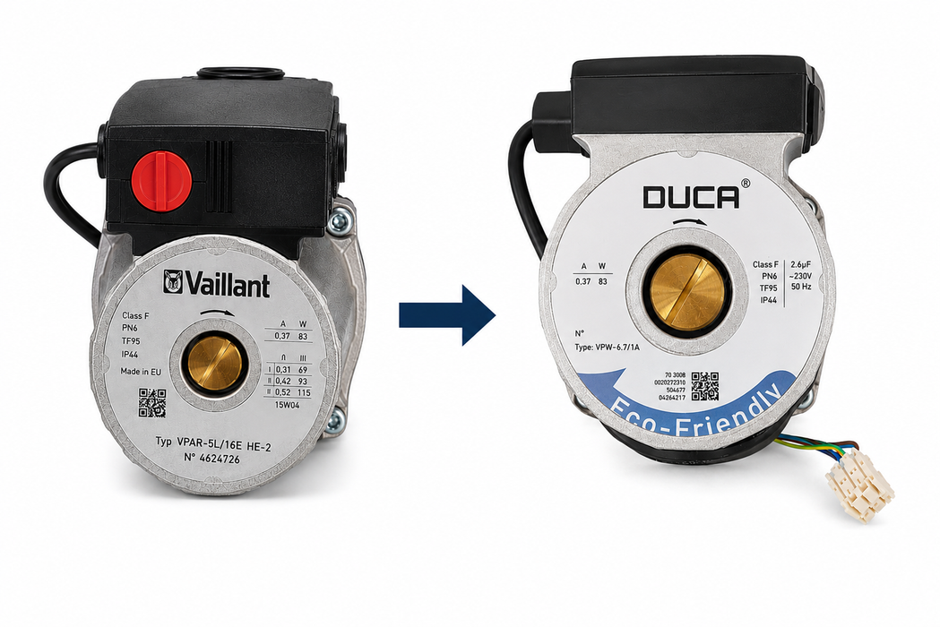 Pompe de circulation DUCA – Type Wilo – 3 fils