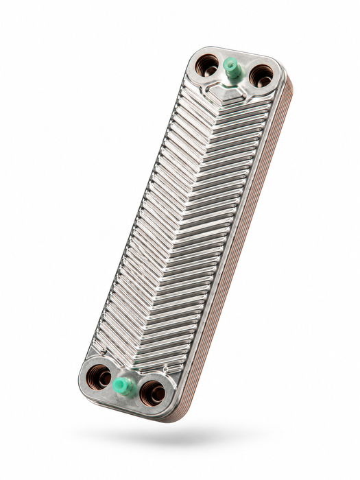 Échangeur à plaques compatible Junkers / Bosch – 315 x 75 mm